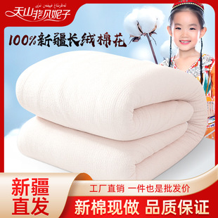 Xinjiang Cotton Quilt Long-Staple Pure Cotton Quilt Core Cotton Batting Mattress Bedding Handmade Quilt Thickeneded Warm Winter Quilt Pure Cotton