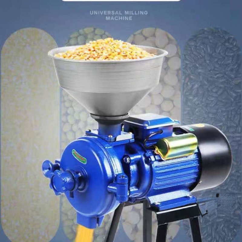 玉米粉碎机家用研磨饲料干湿两用小型万能五谷杂粮超细磨粉机|undefined