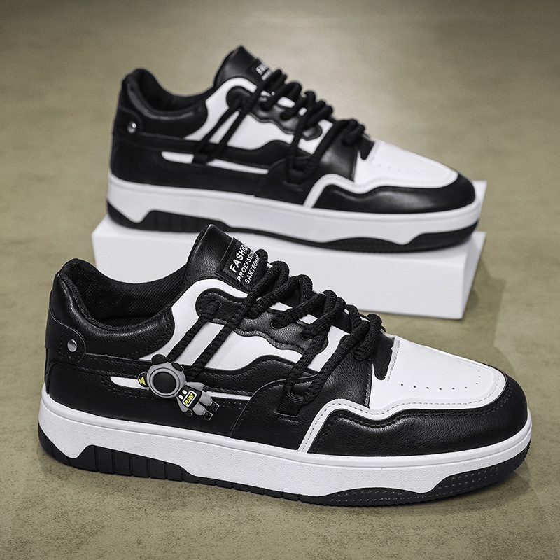 Zapatos de hombre de invierno 2026 nueva moda de zapatos deportivos de skate juveniles casuales de suela gruesa zapatos de moda de nicho