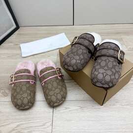 穆勒鞋时尚气质凉拖女春夏轻奢休闲编织包头拖鞋女鞋半拖洋气外穿