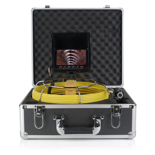 5-inch HD 200W industrial pipe endoscope sewer detection detector pipe wall pile detector aluminum box type