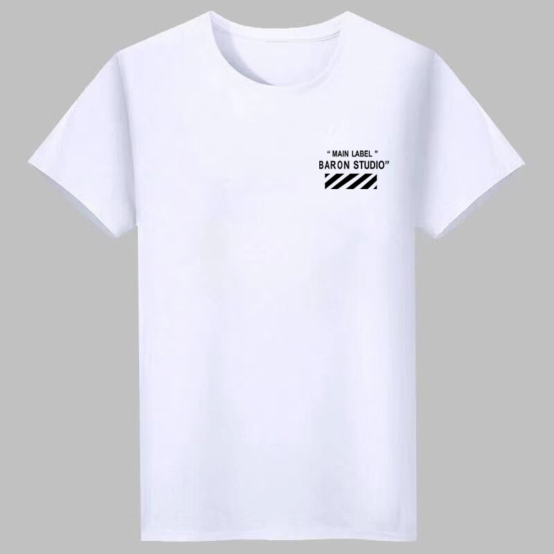 Camiseta de los hombres de verano de moda cómodo suéter estudiante superior estilo coreano slim fit manga corta todo partido simple hombres