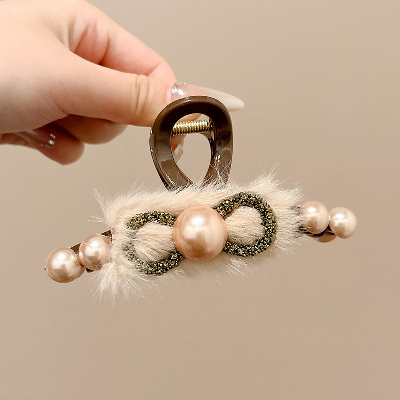 Clip grande para el cabello, pinza elegante para mujeres con cabello grueso