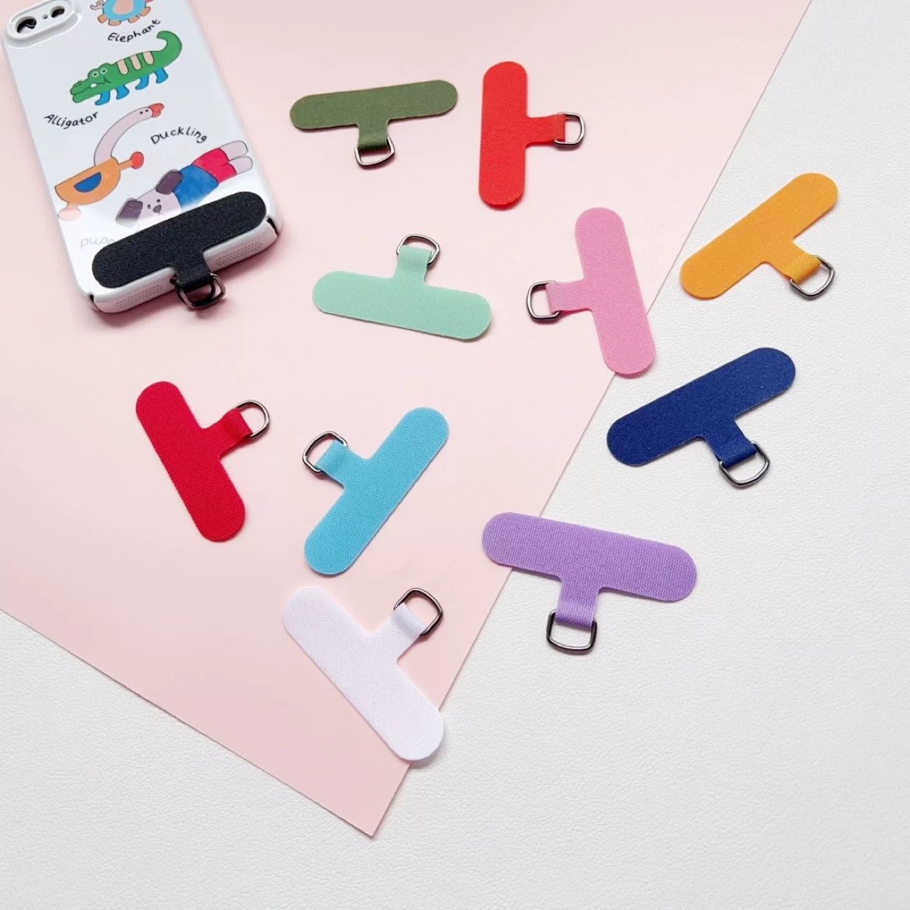 手机垫片挂绳垫片固化布夹片手机背夹可拆卸防丢防甩贴片现货批发