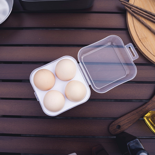 Concave-convex outdoor camping portable special egg box plastic egg tray storage box shock-proof and anti-fall egg artifact