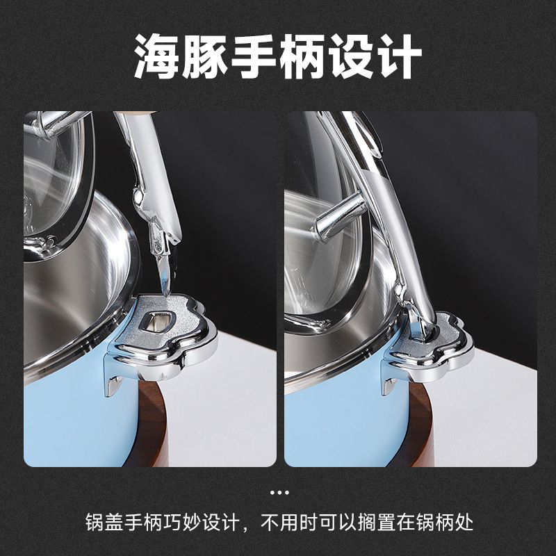 業務用カラーディスプレイポットホテルビュッフェストーブ中華風ビュッフェ温菜ストーブ加熱と保温304ステンレス鋼の食器ボウル|undefined