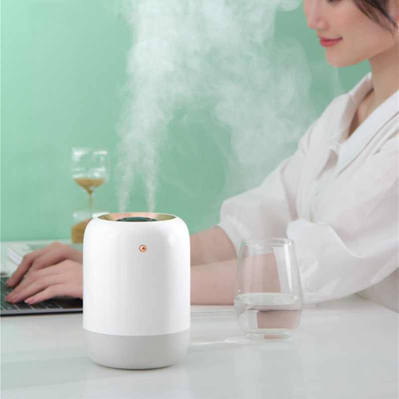 Customized Double Spray Humidifier Super Large Capacity USB Charging Humidification Desktop Portable Simple Double Spray Humidifier Wholesale