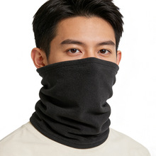 加长户外骑行防寒面罩围脖两用男女冬季加绒加厚保暖骑车护颈脖套