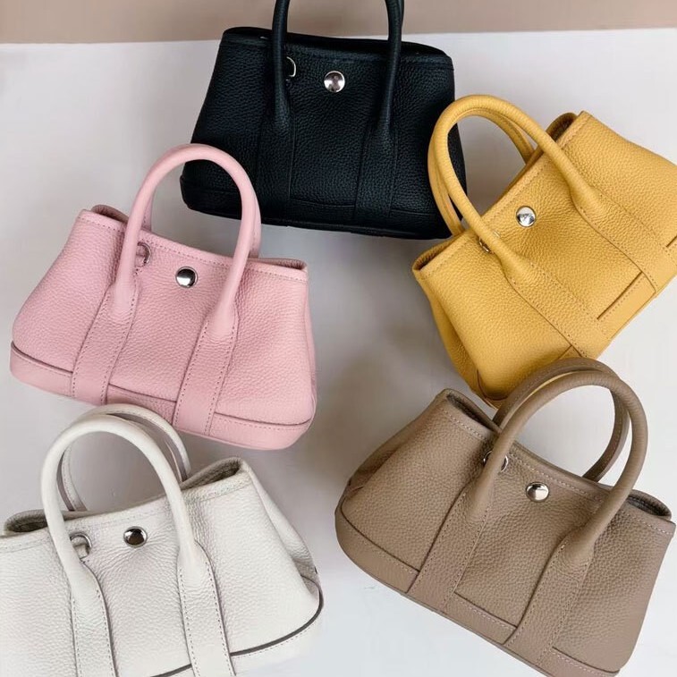 Genuine Leather Mini Garden Bag Women's Versatile Tote Bag High-End 2025 New Commuter Handbag Single Shoulder Crossbody Bag Genuine Leather Mini Garden Bag Women's Versatile Tote Bag High-End 2025 New Commuter Handbag Single Shoulder Crossbody Bag