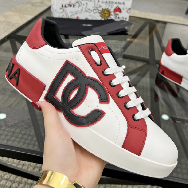 Comercio exterior orden Original D familia Four Seasons casual low-top DG plataforma zapatos de cuero punta redonda talón plano zapatos de viscosa de los hombres Guangzhou bienes