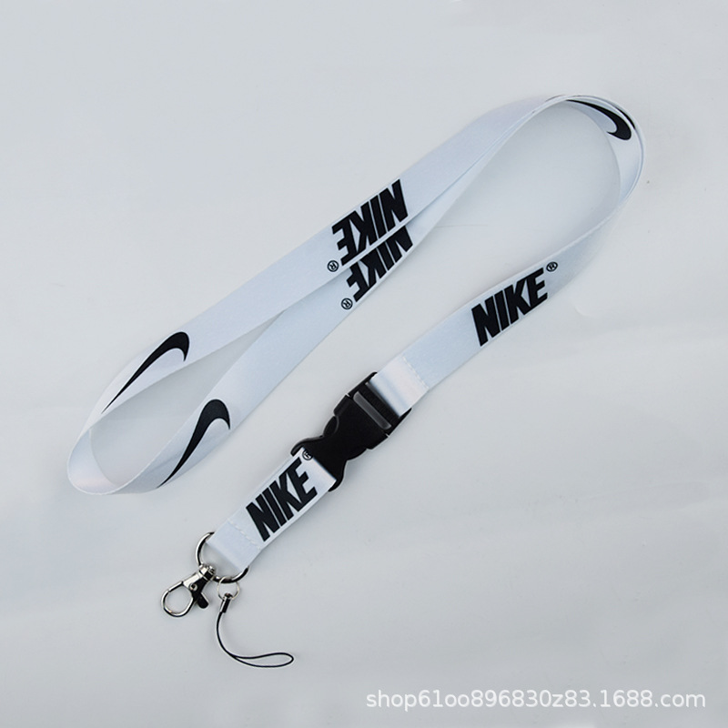 En stock Nike cordón Amazon Venta caliente linterna u disco llavero teléfono móvil cuerda langosta hebilla soporte personalizado