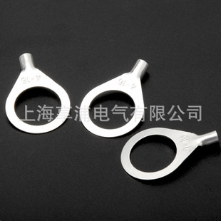 OT round wiring bare end silver plated cold pressed terminal OT copper nose photovoltaic copper ear OT0.5-16 hot sale
