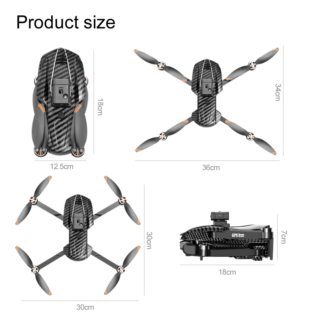 MARK4 7 VERSIONE Portatile, Pratica in Fibra di Carbonio - Drone Rack