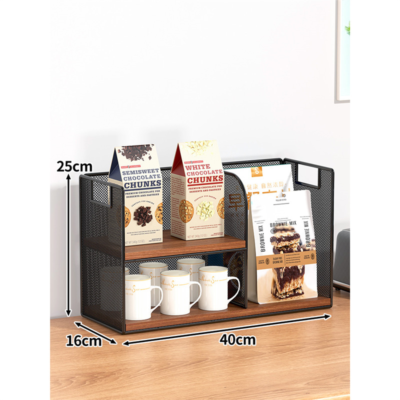 Organizador de Mesa de Madera Sólida Multifuncional para Comedor