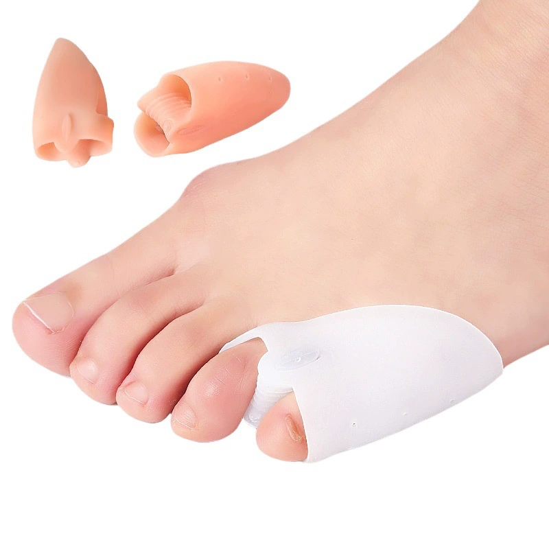 Upgrade adjustable strength inside and outside small toe double -ring divisor overlap toes overlap separator toe cover