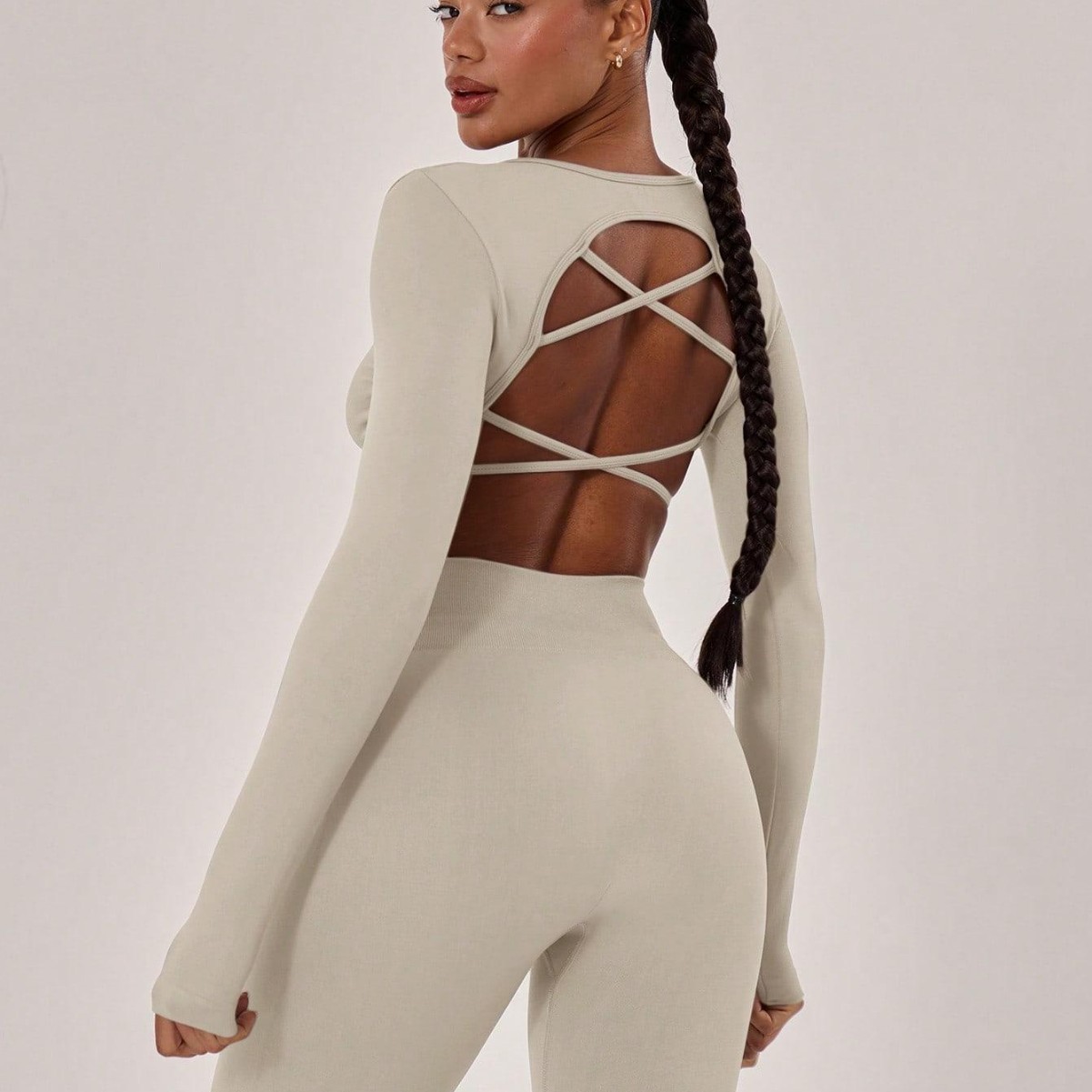 Bella ropa de yoga, ropa de yoga, pantalones de manga larga, ropa deportiva al aire libre, ropa deportiva de lu lu