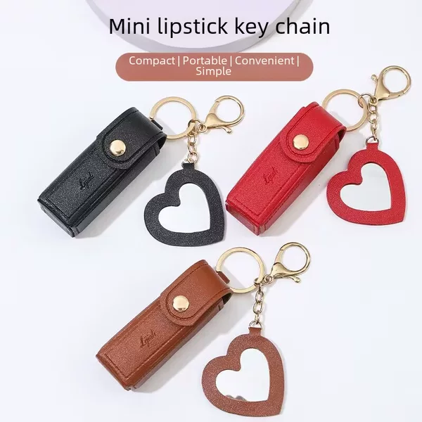 Popular Portable Lipstick Bag 2025 New Live Broadcast Internet Celebrity Popular Bag Keychain Lipstick Bag Mini Bag Collection