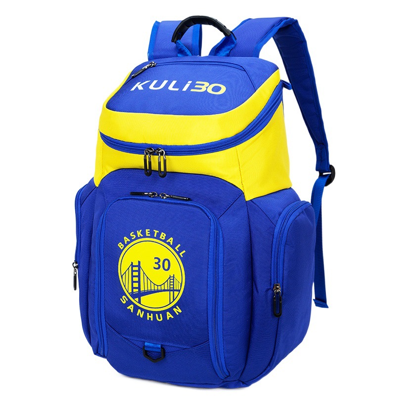 Bolsa de baloncesto de tres anillos mochila Club Institución de entrenamiento de gran capacidad LOGO Mochila deportiva multifuncional al por mayor image 1
