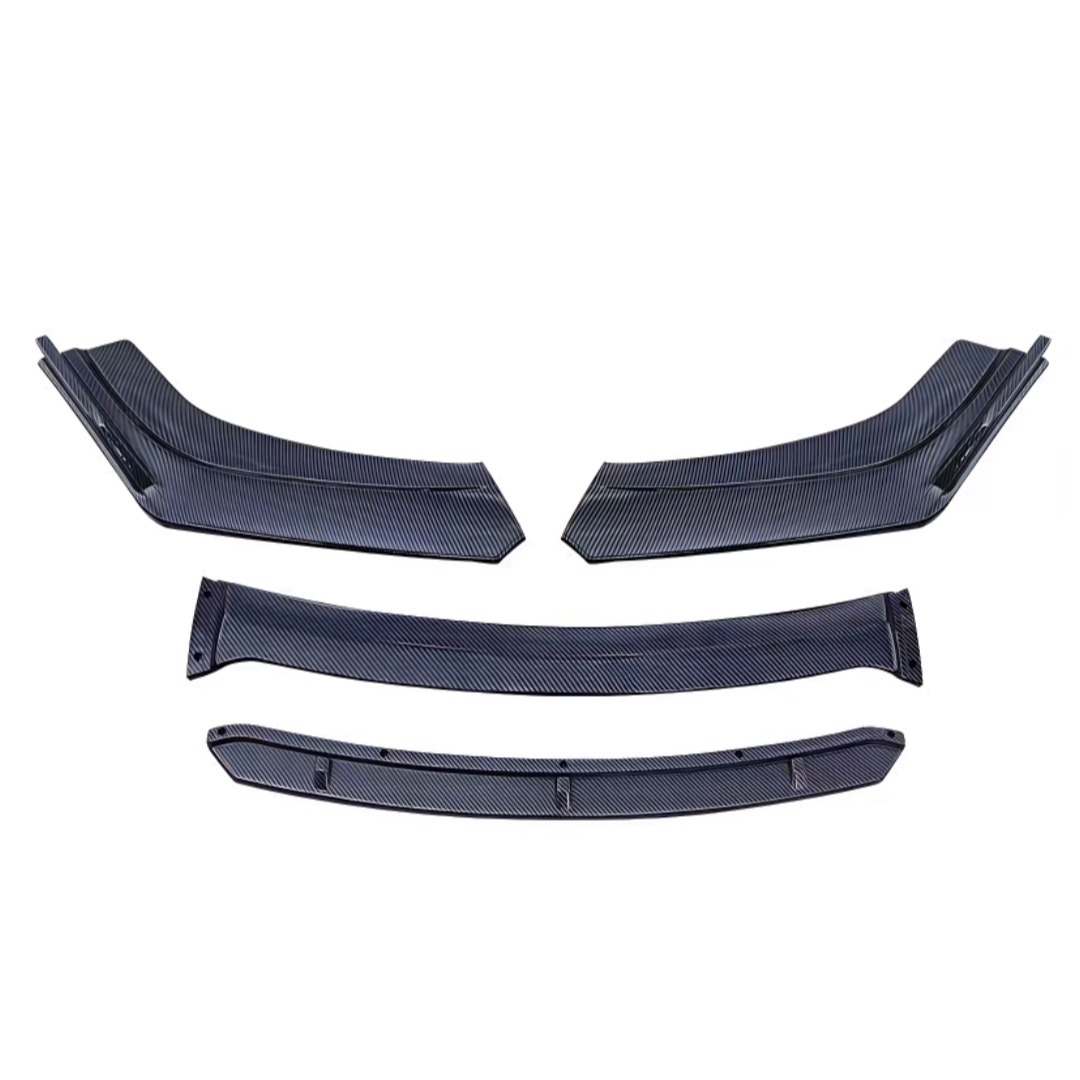 Suitable for 2016-2025 Honda Civic Modified Front Shovel Bumper Lip Four-Section Decorative Deflector Accessories