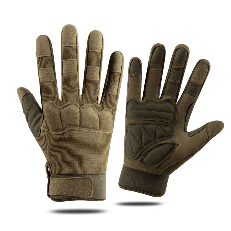 Guantes de montar a caballo ventiladores militares guantes tácticos dedo completo antideslizante resistente al desgaste guantes de medio dedo fuerzas especiales camuflaje fitness guantes de lucha