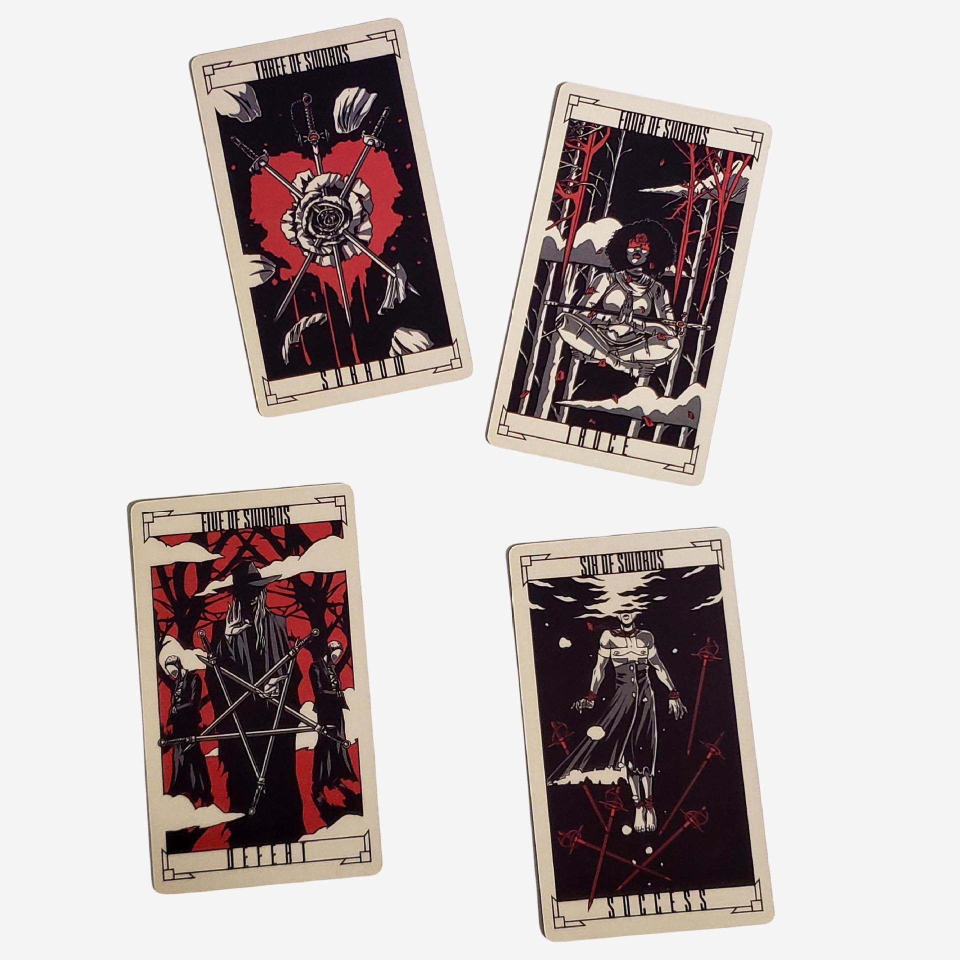 Gioco di società tarot carte da gioco con design intagliato_voghion.com