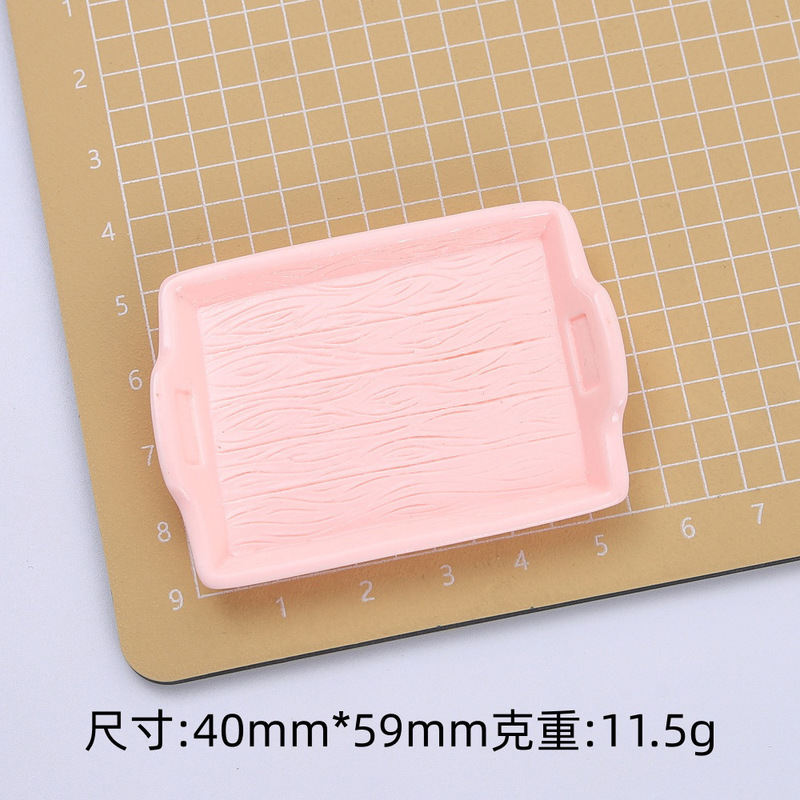 新品多色双耳盘子创意手工diy奶油胶树脂配饰小配件饰品材料批发|undefined