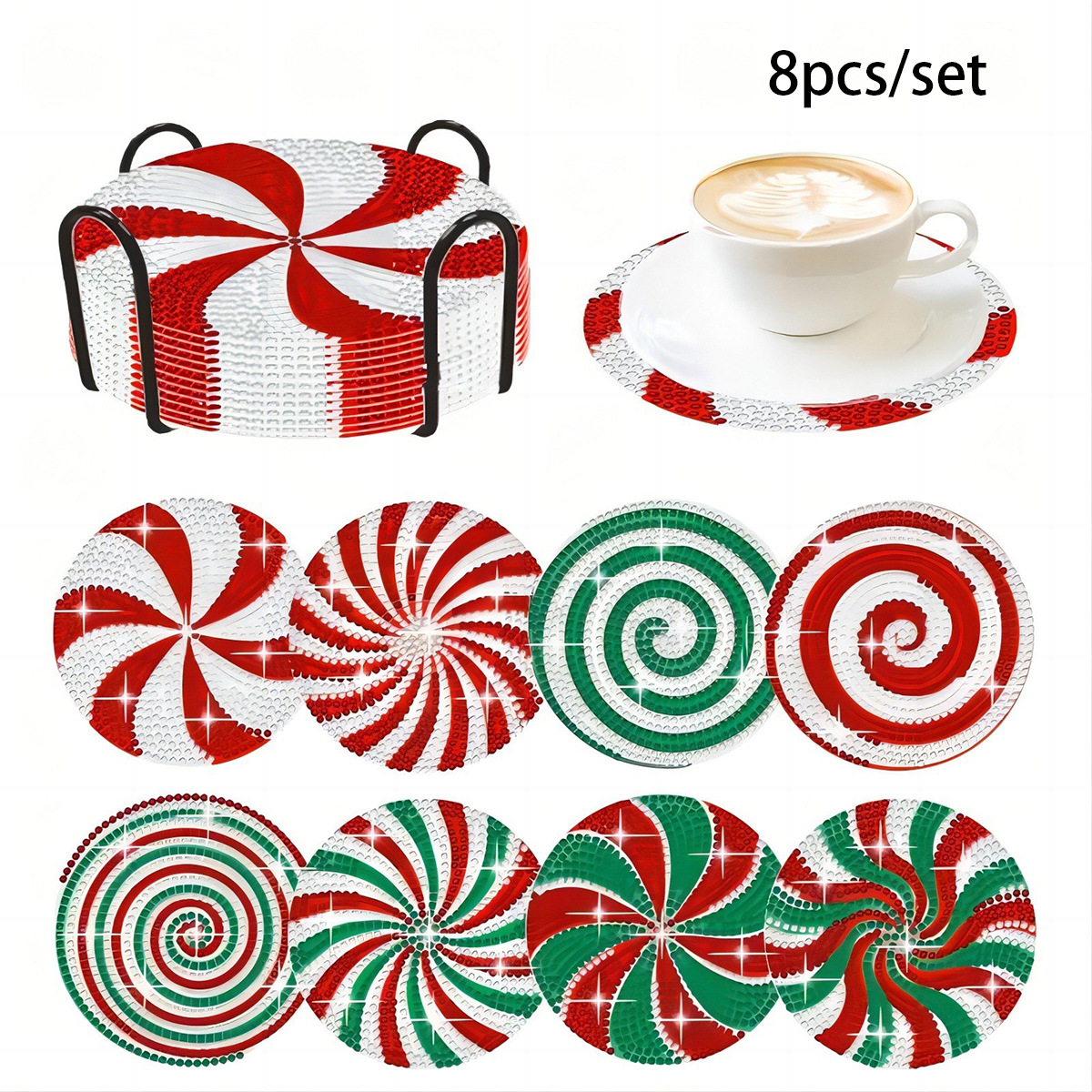 BD011 (컵 홀더를 가진 8 조각 세트)