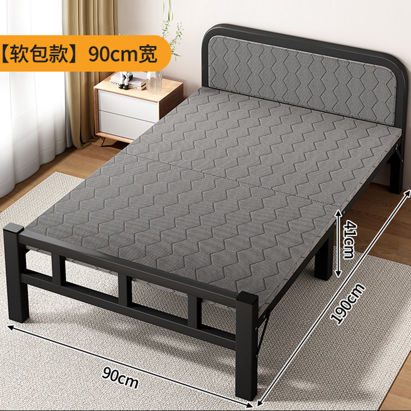 折りたたみベッド シングルレンタルルーム 值勤寮 金属折りたたみベッド オフィス昼休みベッド 家庭用折りたたみ鉄ベッド|undefined