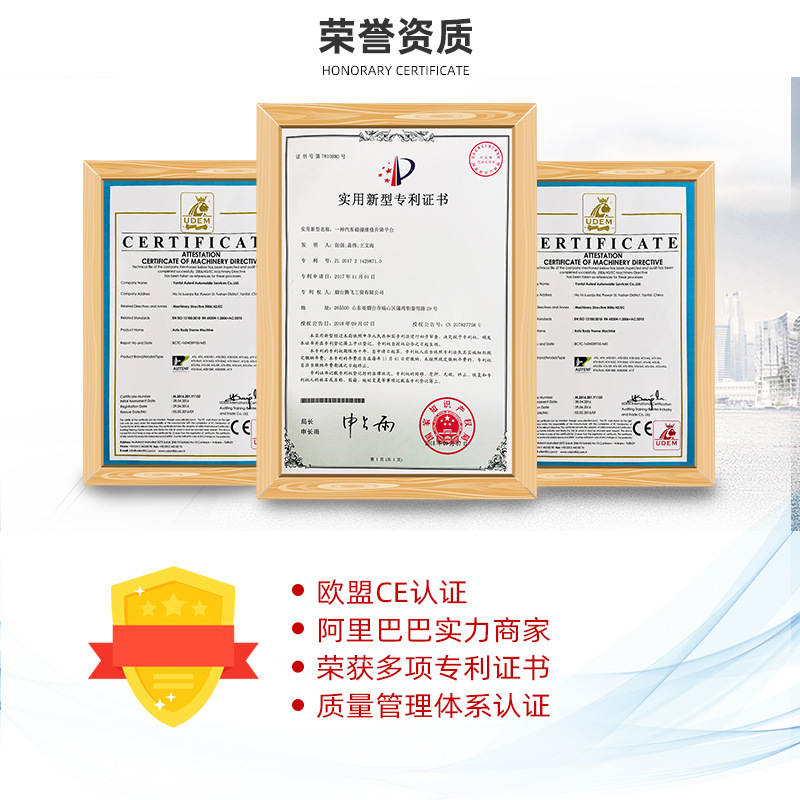 Venta directa de fábrica haz corrector camión equipo de mantenimiento haz corrector auto equipo de protección