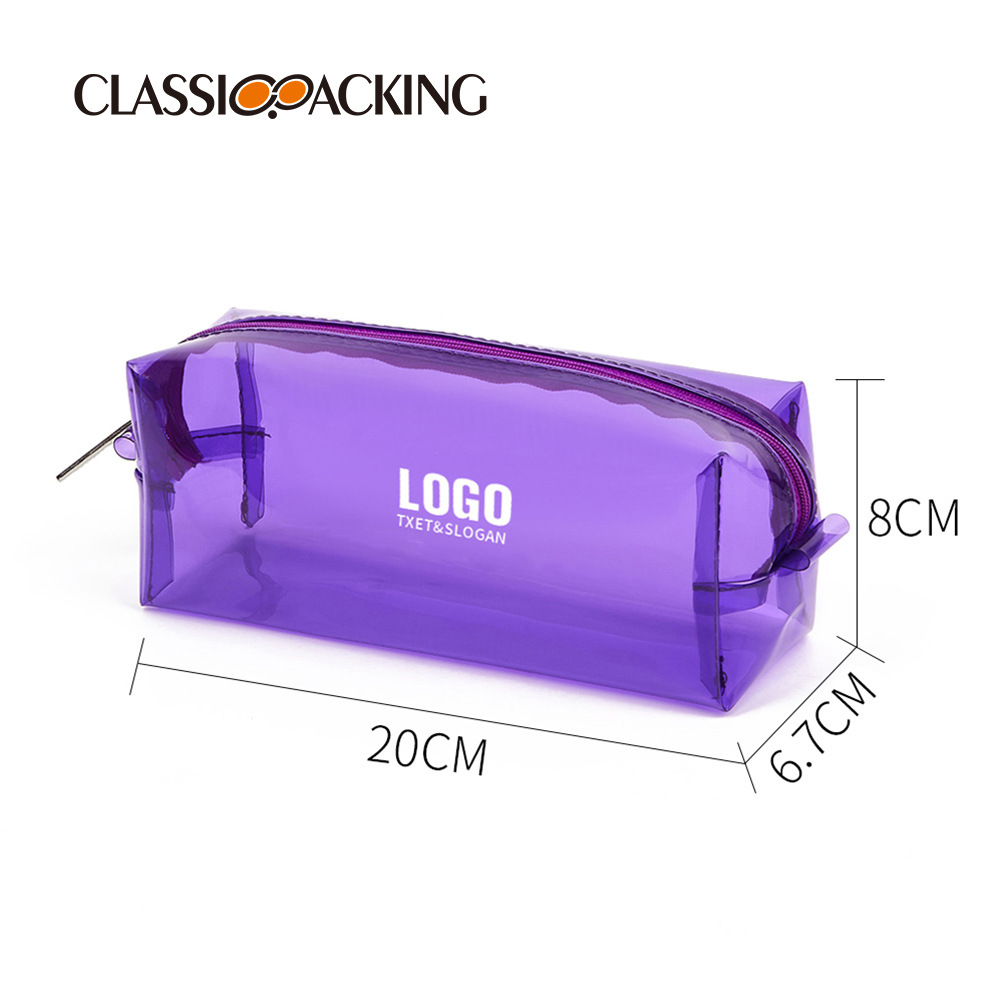 Bolsa de lavado de belleza al por mayor de fábrica TPU material transparente impermeable bolsa de cosméticos Portátil Bolsa de almacenamiento de cuidado de piel de viaje