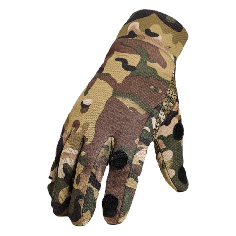 Ropa de trabajo estilo guapo guantes de los hombres dedo completo invierno moda equitación engrosada a prueba de viento caliente militar ventilador guantes invierno pantalla táctil