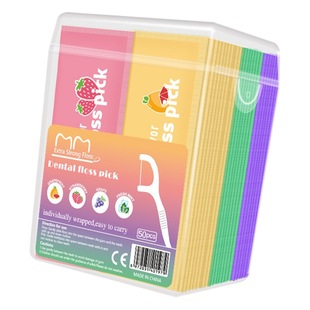 Factory spot floss fruity floss independent packaging disposable floss stick mint toothpick line cross-border wholesale