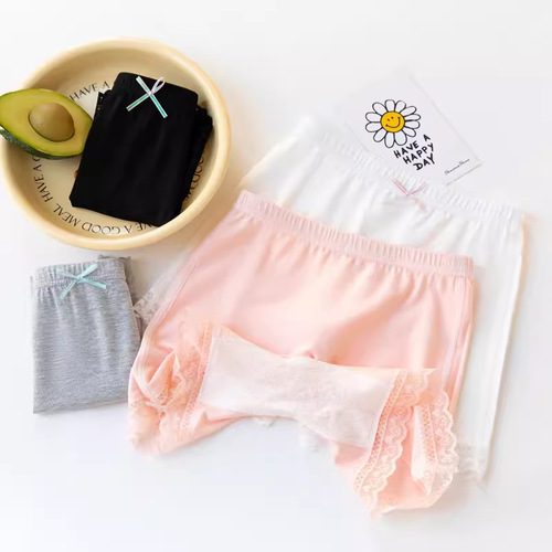Children's Safety Underwear Non-Slip Summer Thin Baby Modal Cotton Children's Insurance Inner Shorts for Older Children Base Shorts