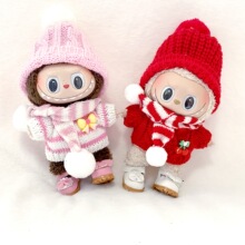 17cm labubu�������������ᘿ���ë����ñ�����b���������·�