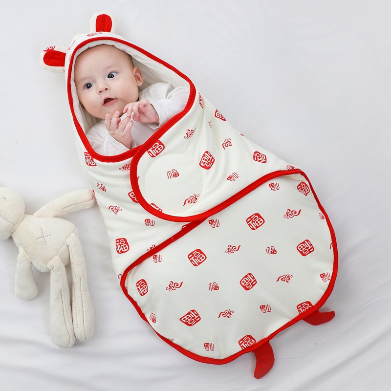 Newborn Baby Swaddle Blanket Autumn and Winter Style Swaddle Newborn Baby Wrap Single Delivery Room Wrap Blanket