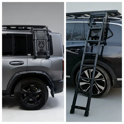 luggage rack, expandable folding | Roof rack - new-model-of-floor-standing-telescopic-ladder-can-be-placed-on-the-ground-without-damaging-the-car-no-need-to-drill-holes