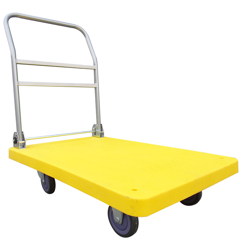 得胜静音折叠小推车塑钢平板拉货搬运拖车3~500公斤轻便携手拉车
