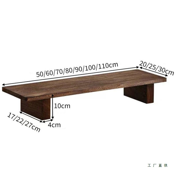 Computer Monitor Elevated Solid Wood Is Sturdy and Durable