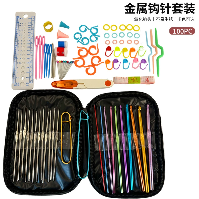 Crochet, woven set, 22 pieces, 100 pieces