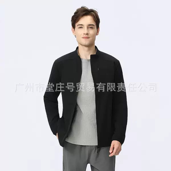 Cross-Border Wholesale Outdoor Sports Soft Shell Jacket Antibacterial and Water Repellent Fabric Men's Jacket Windbreaker Fashion Jacket