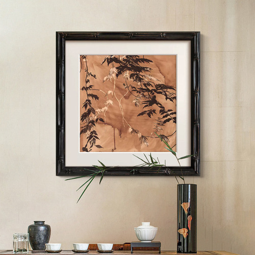 French Niche Retro Living Room Decorative Painting, Ancient Style Entrance Hall Corridor Wall Art for Bedroom Study Room Hanging Picture