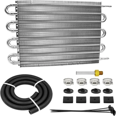 conditioning exhaust tube condenser condenser | car radiator - 8-rows-of-silver-condenser-tubes