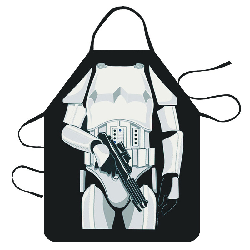 Cross-border source manufacturers couple creative funny apron printed polyester apron waterproof Amazon hot sale Cross-border source manufacturers couple creative funny apron printed polyester apron waterproof Amazon hot sale