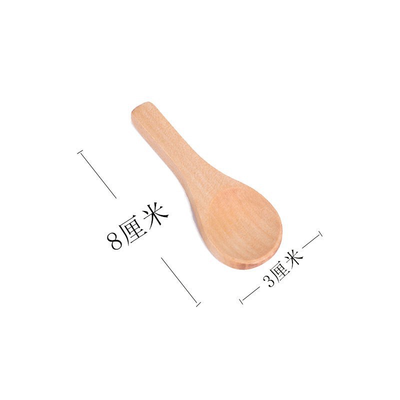 나무 숟가락(옻칠), 8*3cm