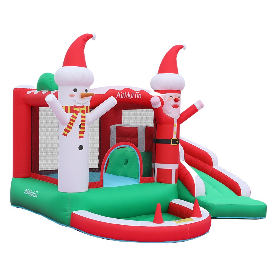 AMF | Castillo inflable para el hogar de Halloween castillo inflable para niños Castillo de fiesta tobogán inflable para niños