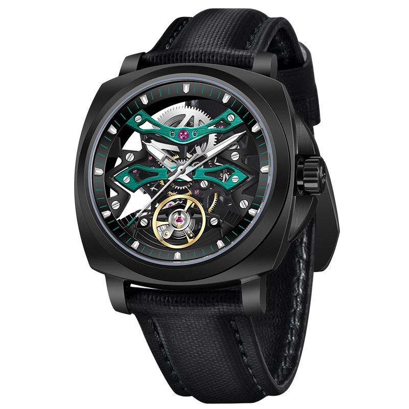 PAGANI DESIGN movimiento hueco hombre automático reloj mecánico impermeable reloj de pulsera de acero inoxidable PD-YS017