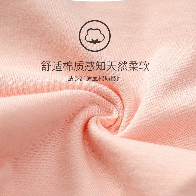 Ropa interior de algodón de las mujeres de cintura media de algodón puro de color sólido calzoncillos de mujer más ropa interior de algodón de tamaño al por mayor