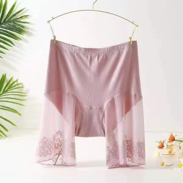 Cintura alta cómoda suave transpirable vientre contracción cadera elevación pantalones de seguridad de las mujeres piel-friendly sin fisuras anti-exposición fábrica al por mayor