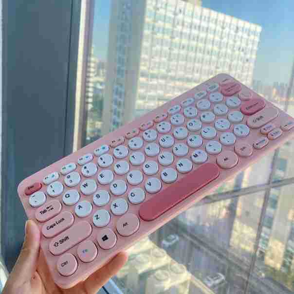 K09 color ultra-thin 2.4g wireless keyboard and mouse set, computer universal 78 key silent office_voghion.com