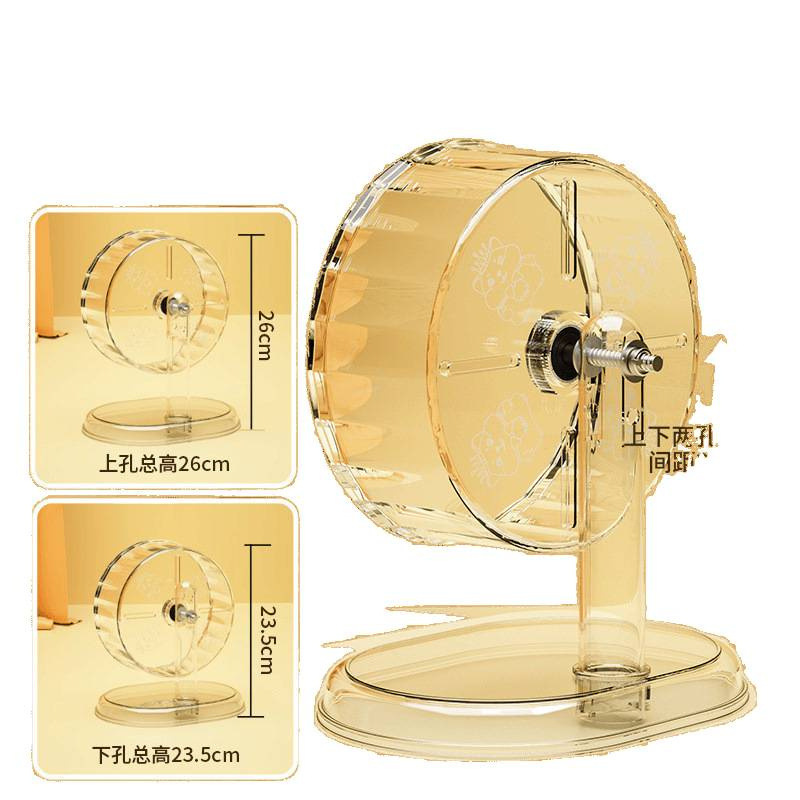 仓鼠跑轮玩具超大静音跑轮cm滚轮支架金丝熊跑轮笼子造景用品|undefined